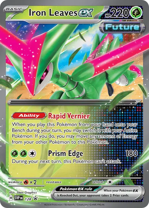 Iron Leaves ex, SVP Black Star Promos 128/225