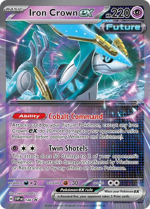 Iron Crown ex, SVP Black Star Promos 146/225