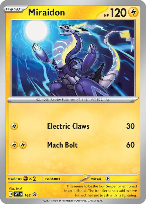 Miraidon, SVP Black Star Promos 148/225