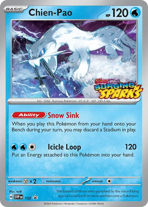 Chien-Pao, SVP Black Star Promos 152/225