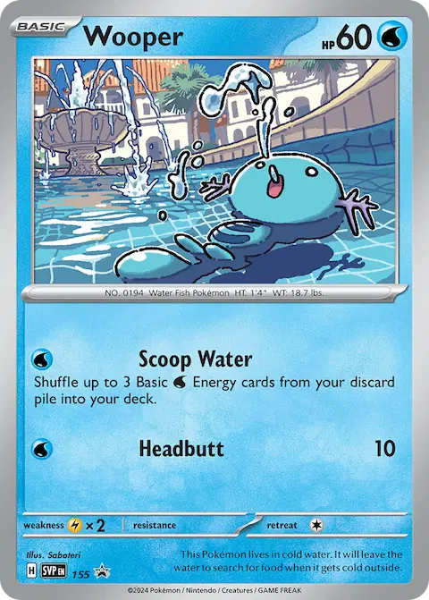 Wooper, SVP Black Star Promos 155/225