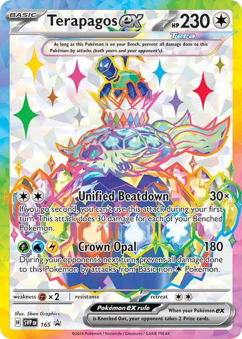 Terapagos ex, SVP Black Star Promos 165/225