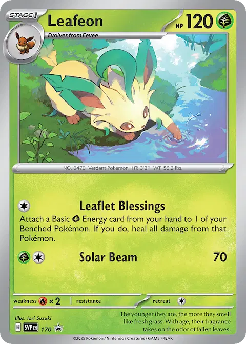 Leafeon, SVP Black Star Promos 170/225