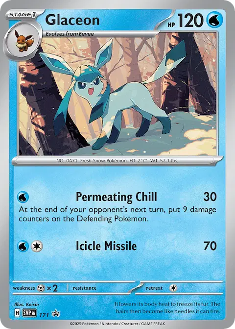 Glaceon, SVP Black Star Promos 171/225