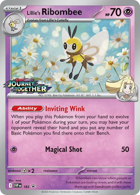 Lillie's Ribombee, SVP Black Star Promos 183/225