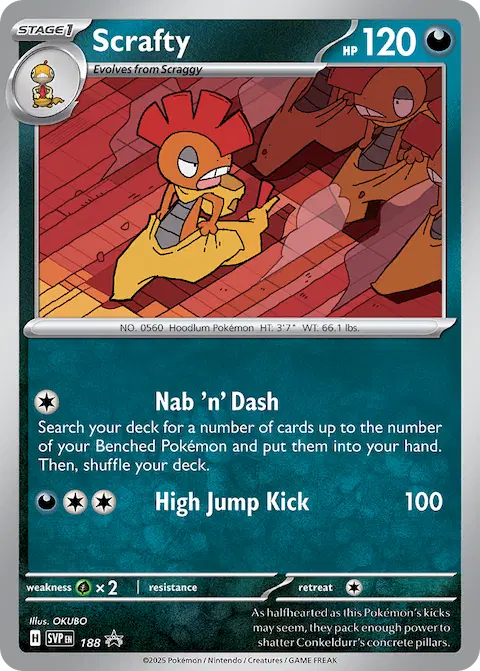 Scrafty, SVP Black Star Promos 188/225