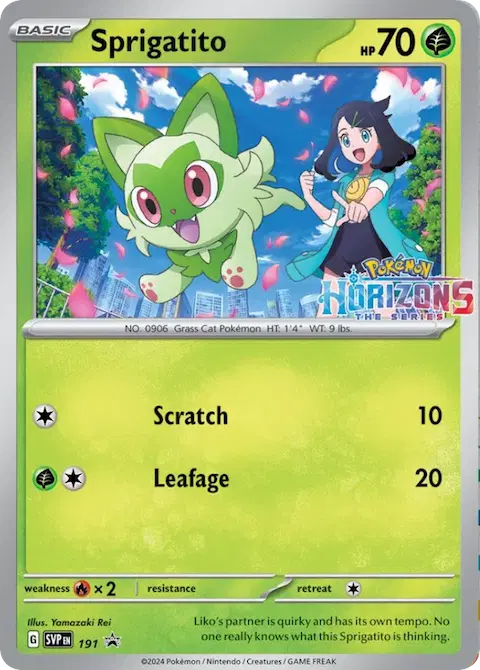 Sprigatito, SVP Black Star Promos 191/225