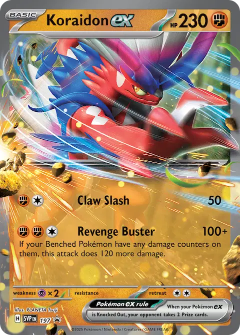 Koraidon ex, SVP Black Star Promos 197/225