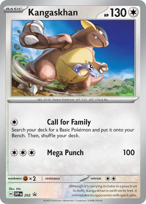 Kangaskhan, SVP Black Star Promos 202/225