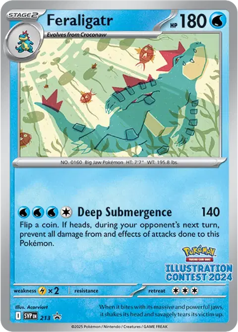 Feraligatr, SVP Black Star Promos 213/225