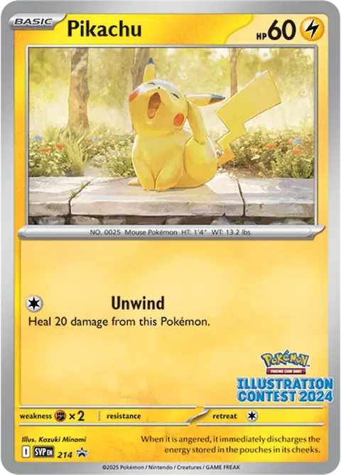 Pikachu, SVP Black Star Promos 214/225