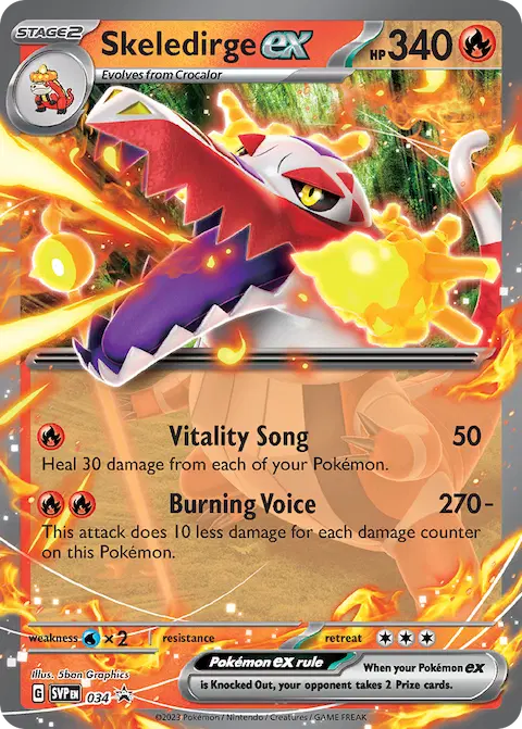 Skeledirge ex, SVP Black Star Promos 034/225