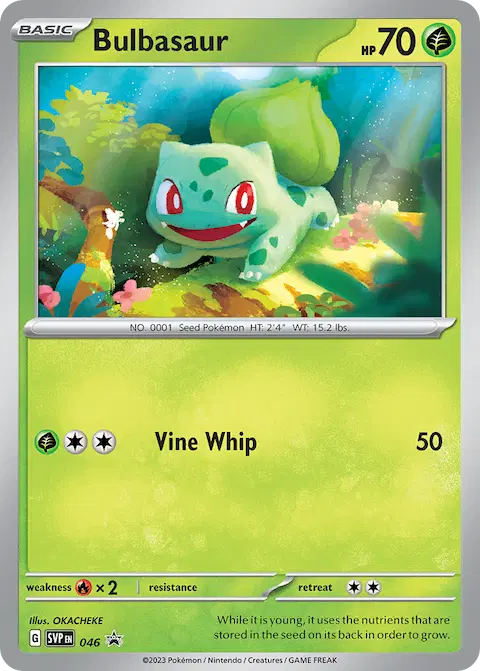 Bulbasaur, SVP Black Star Promos 046/225