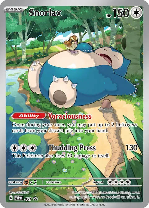 Snorlax, SVP Black Star Promos 051/225