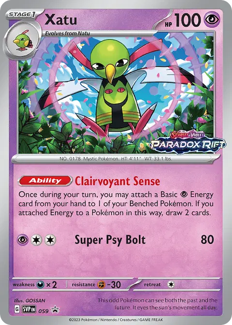 Xatu, SVP Black Star Promos 059/225