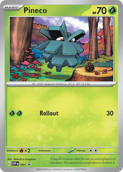 Pineco, SVP Black Star Promos 061/225
