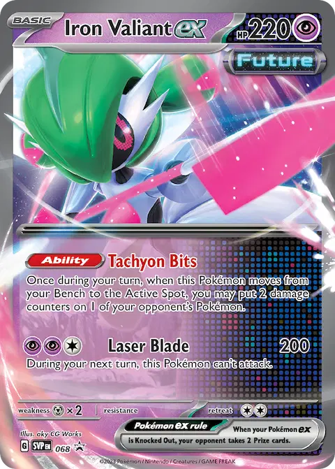 Iron Valiant ex, SVP Black Star Promos 068/225