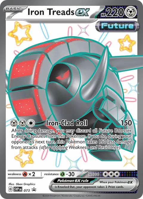 Iron Treads ex, SVP Black Star Promos 073/225