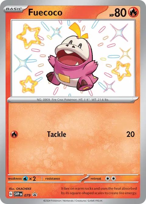 Fuecoco, SVP Black Star Promos 079/225