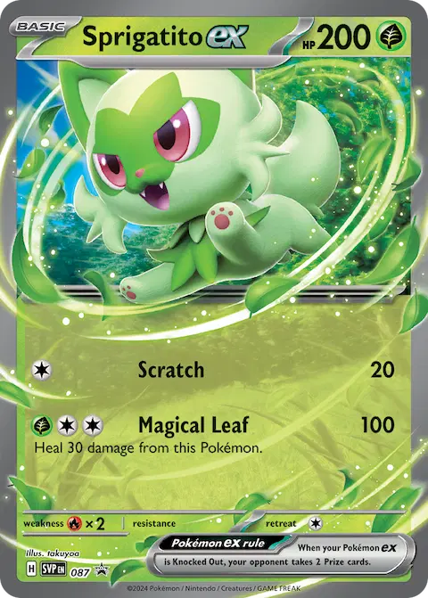 Sprigatito ex, SVP Black Star Promos 087/225