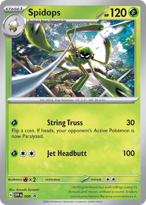 Spidops, SVP Black Star Promos 009/225