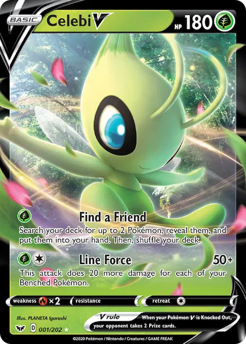 Celebi V, Sword & Shield 1/202