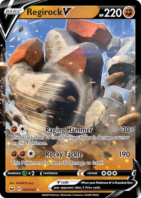 Regirock V, Sword & Shield 104/202