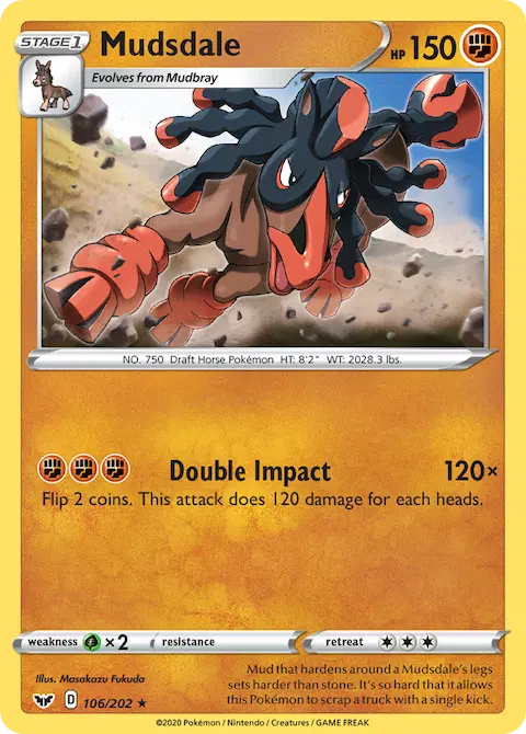 Mudsdale, Sword & Shield 106/202