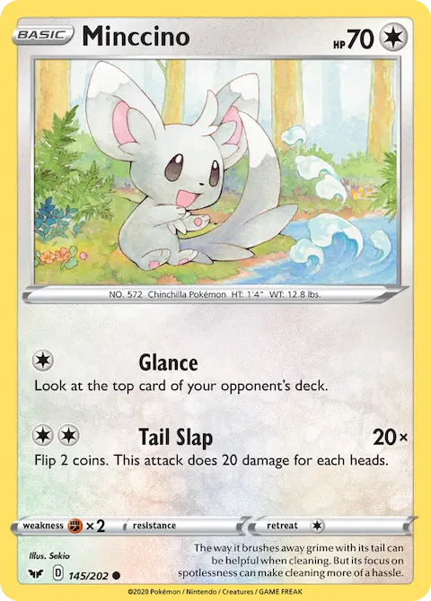 Minccino, Sword & Shield 145/202