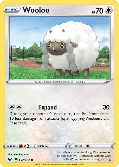 Wooloo, Sword & Shield 152/202
