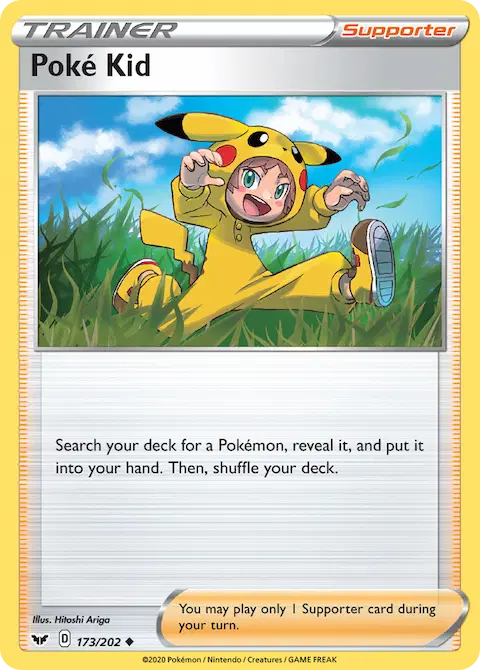 Poké Kid, Sword & Shield 173/202