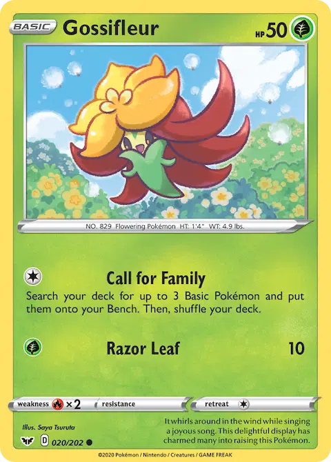 Gossifleur, Sword & Shield 20/202