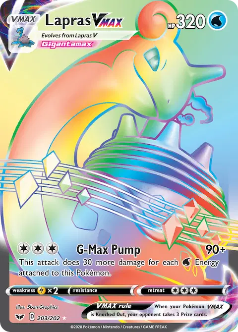 Lapras VMAX, Sword & Shield 203/202