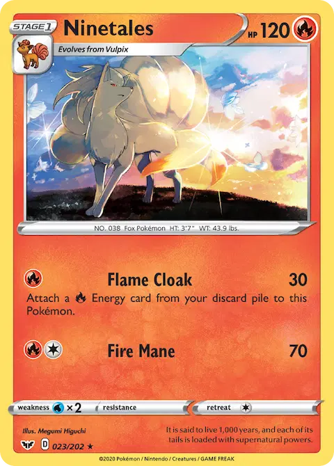 Ninetales, Sword & Shield 23/202