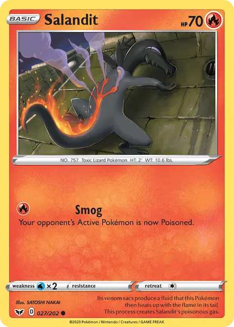 Salandit, Sword & Shield 27/202