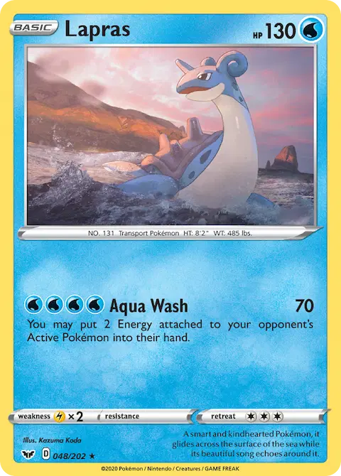 Lapras, Sword & Shield 48/202