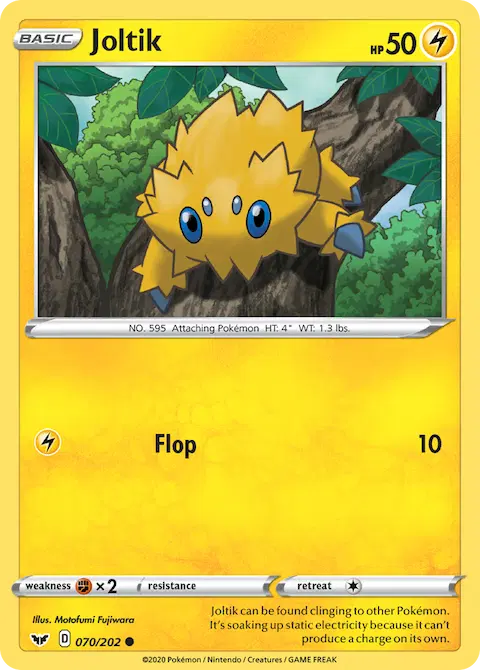 Joltik, Sword & Shield 70/202