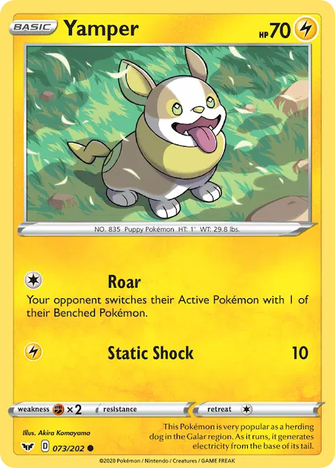 Yamper, Sword & Shield 73/202