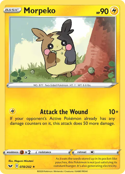 Morpeko, Sword & Shield 78/202