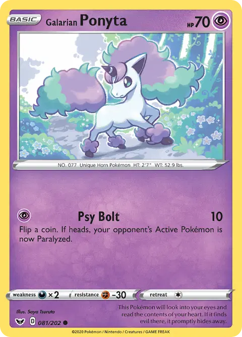 Galarian Ponyta, Sword & Shield 81/202