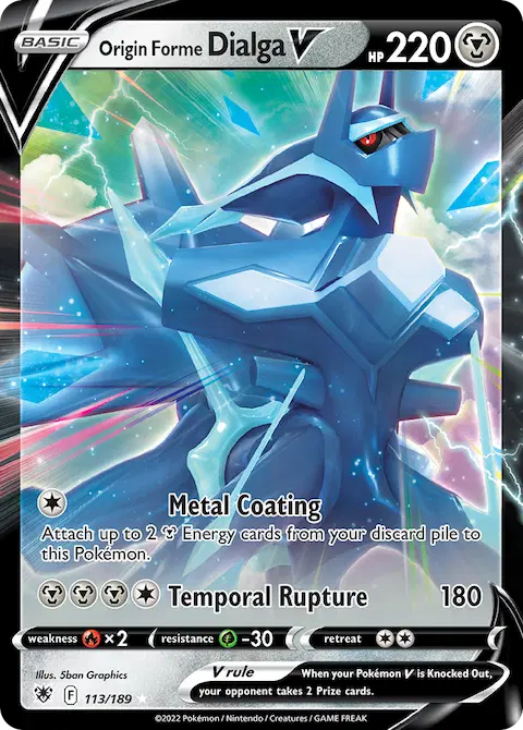 Origin Forme Dialga V, Astral Radiance 113/189