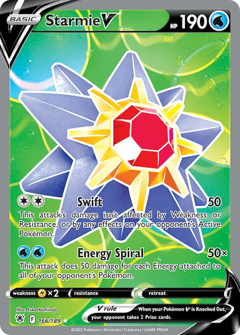 Starmie V, Astral Radiance 166/189