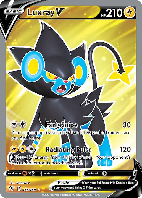 Luxray V, Astral Radiance 168/189