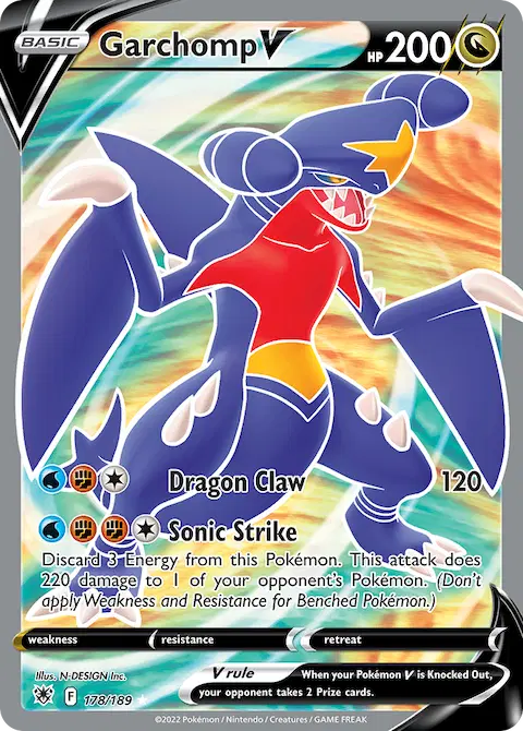 Garchomp V, Astral Radiance 178/189