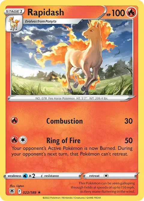 Rapidash, Astral Radiance 022/189