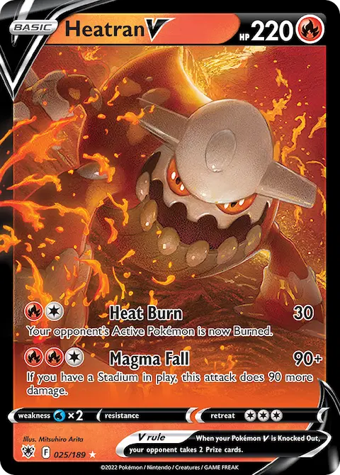 Heatran V, Astral Radiance 025/189