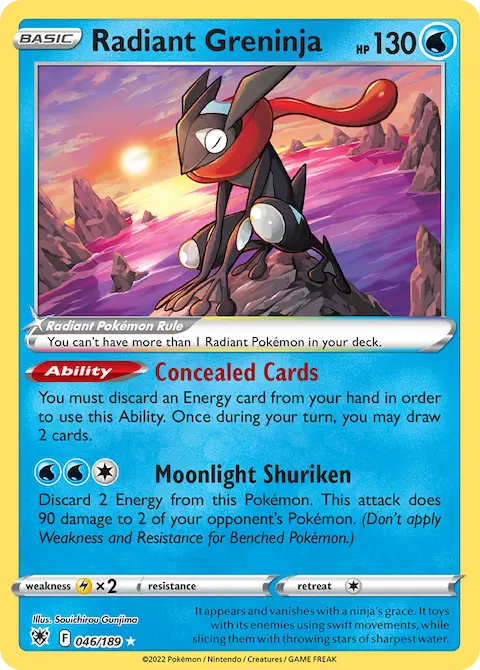Radiant Greninja, Astral Radiance 046/189