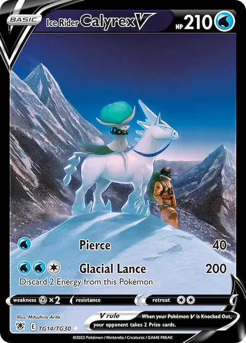 Ice Rider Calyrex V, Astral Radiance Trainer Gallery TG14