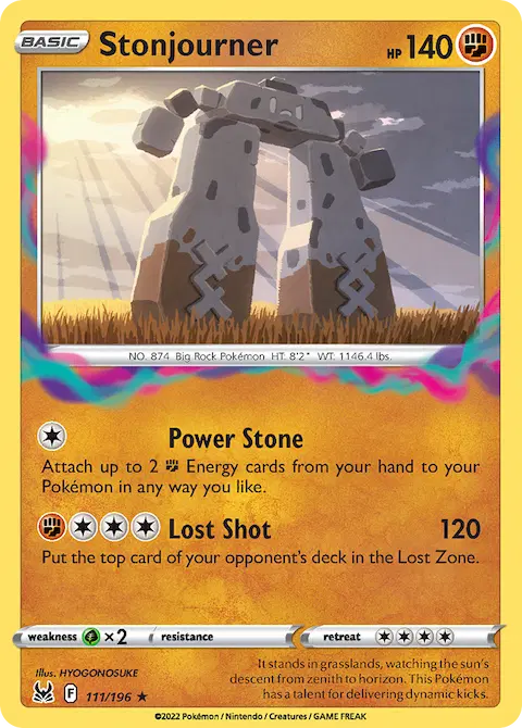 Stonjourner, Lost Origin 111/196