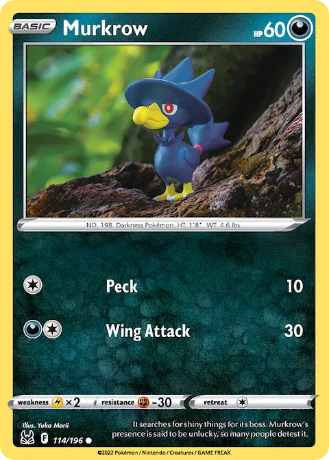Murkrow, Lost Origin 114/196